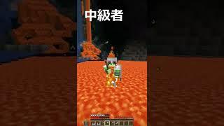 【レベルくらべ】マグマに落ちた時の違い【マイクラ】