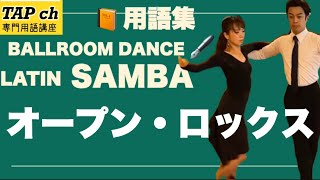 【社交ダンス】オープン・ロックス《サンバ》困ったときの用語集