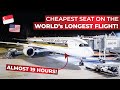 WORLD'S LONGEST FLIGHT | Premium Economy on SINGAPORE's A350-900ULR from Phuket to New York!