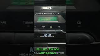 PHILIPS AW 666 FM AUX Working Condition Tape Deck nead Belt Replacement Price 3500