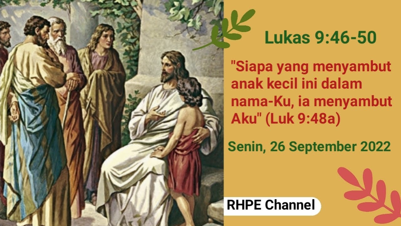 Renungan Firman Tuhan//Lukas 9:46-50 #renungansingkat # ...