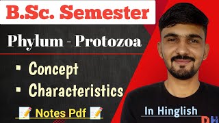 Protozoa General Characteristics || Bsc Semester || Phylum - Protozoa || By Dadhich Sir