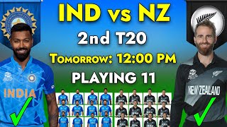 India vs New Zealand 2nd T20 Playing 11 | India vs New Zealand Playing 11