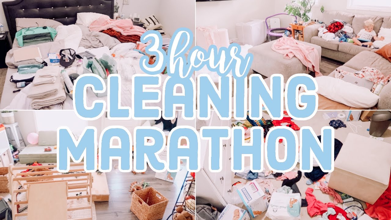 Extreme Clean With Me Marathon 2021 Over 3 Hours Of Cleaning