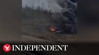 Video shows ‘first British Challenger 2 tank destroyed’ in Ukraine