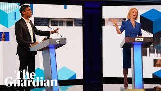 Rishi Sunak and Liz Truss clash in their first head-to-head TV debate