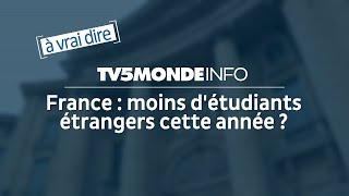 En France, les étudiants étrangers sont-ils moins nombreux cette année ?