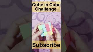 Cube in a cube in a cube Rubik's Cube Tutorial #pattern