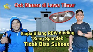 Pengecekan rbw kali ini penuh perjuangan dan rintangan banyak kikuk2 - Rbw mini dinding seng