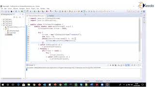 File Handling Read and Write file using Byte Stream