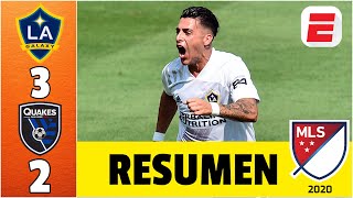 LA Galaxy 3-2 San Jose Earthquakes RESUMEN MLS | Gol de Cristian Pavón, Jonathan dos Santos jugó
