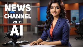 How To Create A News Channel With AI | AI News Video Generator | No Face No Voice