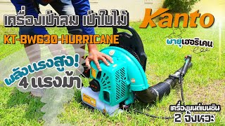 KANTO เครื่องเป่าลม เป่าใบไม้ เบนซิน 2 จังหวะ 4HP รุ่น KT-BW630-HURRICANE งานหนัก! พลังแรงง!