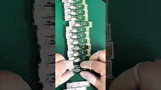 SFP optical module circuit board installation. #shorts #youtubeshorts #factory #transceiver