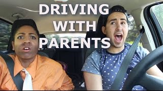 DRIVING WITH PARENTS | DanAndRiya
