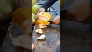 fantastic way of slicing orange coconut