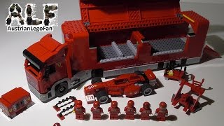 Lego Racers 8654 Scuderia Ferrari Truck - Lego Speed Build Review