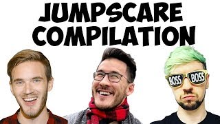 35 Minute Jumpscare Compilation/Montage PewDiePie, Jacksepticeye, Markiplier