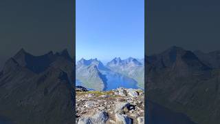 Hike from Reine Lofoten 🇳🇴 Panoramic View of Reinebringen and the surrounding landscape #lofoten