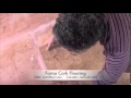 how to install cork flooring tiles