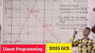 Mathematics Paper 2 2025 GCE | Linear Programming – Maximum Profit Fully Explained