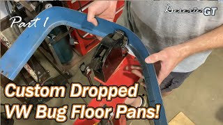 Custom Fabricated Dropped VW Floor / Seat Pans Part 1 - ep7 Autodynamics Deserter GT Dune Buggy