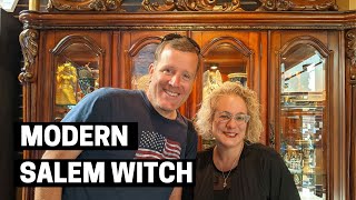 WE MET A REAL WITCH IN SALEM, MASSACHUSETTS | Pentagram Shoppe Witchcraft 2021