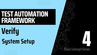 Test Automation - 04 Verify Java Installation - Basic Series