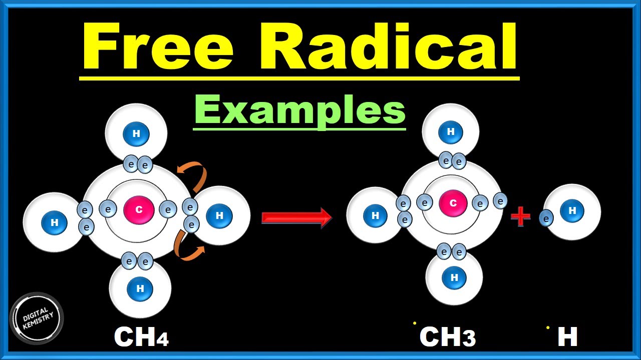 What Do You Mean By Free Radical |Free Radical Examples | Chemistry ...