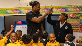 Recap: Cam Jordan visits St Stephen's | New Orleans Saints