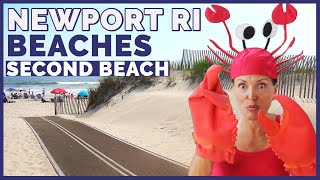 Newport RI Beaches ☀️ Second Beach 🦀  Rhode Island Things To Do