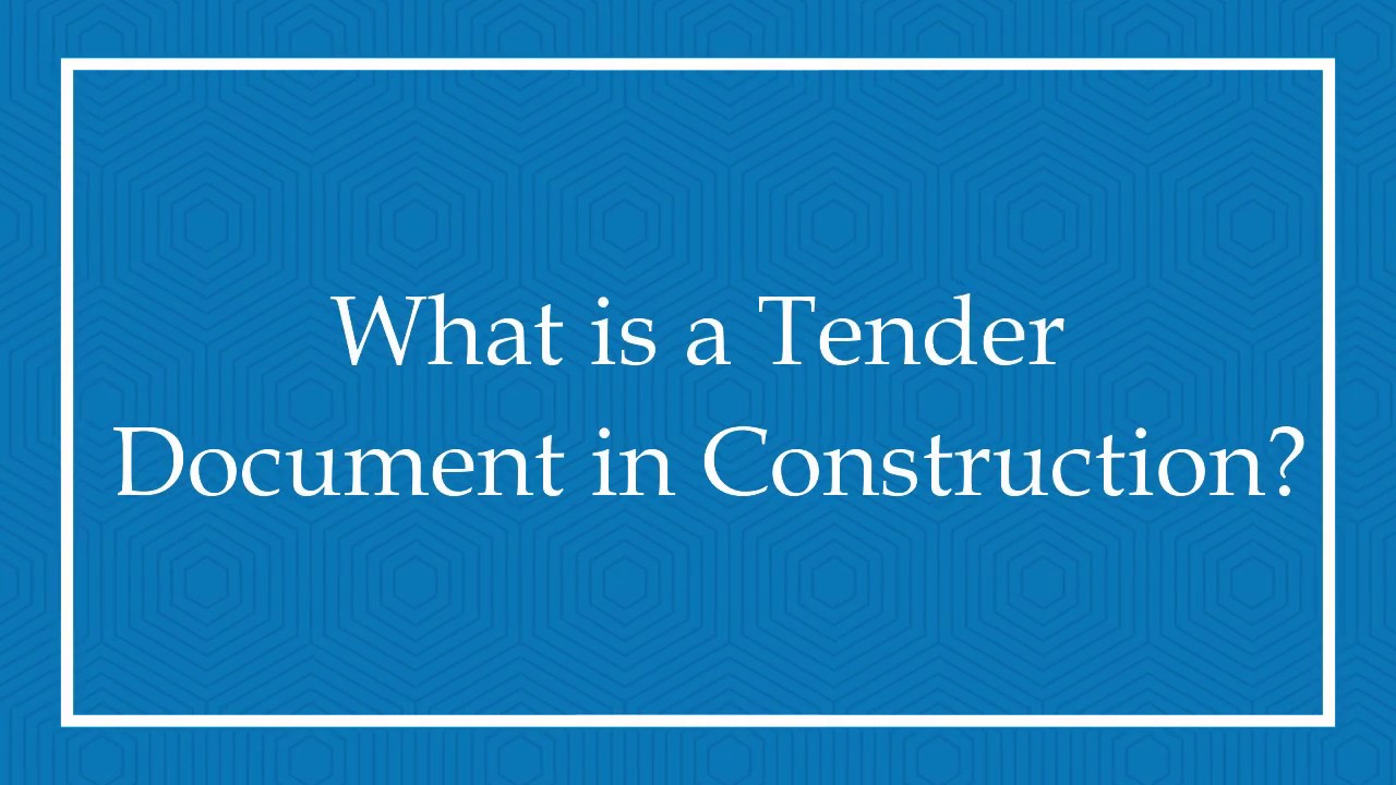 Tendering Process Exploring Steps In Construction 55 Off