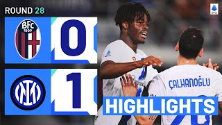 BOLOGNA-INTER 0-1 | HIGHLIGHTS | Bisseck seals narrow Inter win | Serie A 2023/24