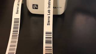 Demo: How to design a label by Zebra designer. Zebra wristband label printer HC-100, USB Ethernet