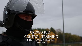 Kosovo Force 28 Crowd Riot Control Training