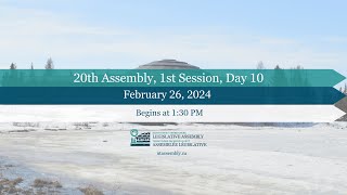 20th Legislative Assembly, 1st Session, Day 10