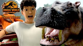 What's Scarier Than a Dinosaur? A HIPPO! 🦛 | JURASSIC WORLD: CHAOS THEORY