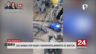 Pacasmayo: cae banda que robaba y desmantelaba motos