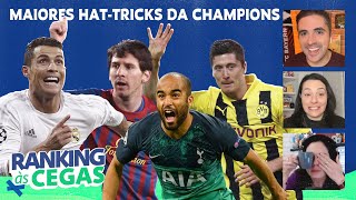 QUAL JOGADOR FEZ O MAIOR HAT-TRICK DA HISTÓRIA DA CHAMPIONS LEAGUE? | RANKING ÀS CEGAS