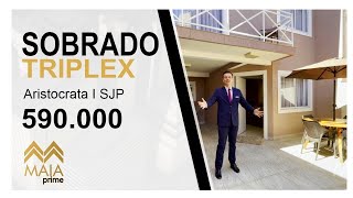 OPORTUNIDADE!!! Sobrado Triplex no Aristocrata, São José dos Pinhais, à venda por R$: 590.000,00