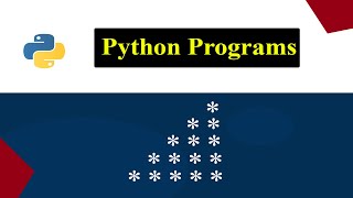 Printing Stars "*" in Right Triangle Shape | Mirror Image | Python Pattern Program