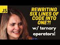JavaScript Ternary Operators EXPLAINED in 3 min!