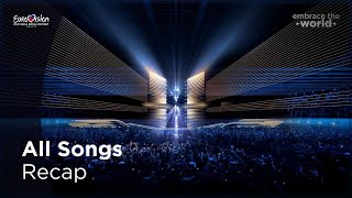 Recap of All Songs - Edition 6 - Our Ideal Eurovision Song Contest