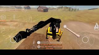 Excavator:Backhoe Construction Gameplay