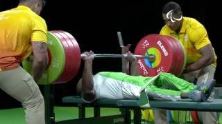 Powerlifting | EZURUIKE Roland wins Gold | Men's -54kg | Rio 2016 Paralympic Games