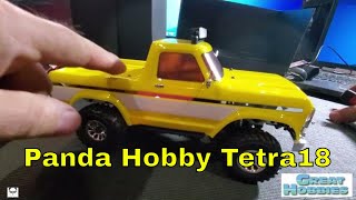 Panda Hobby Tetra18 x2t 1 18 RTR mini crawler yellow \u0026 white movie