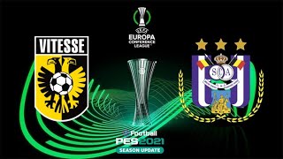VITESSE VS ANDERLECHT (FASE PREVIA) | EUROPA CONFERENCE LEAGUE | PES 2021/2022
