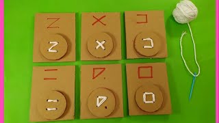 Button Toy for Preschool Toddlers |DIY Montessori Activities