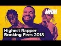 Top 20 Rappers With the Most Expensive Booking Fees (2018)