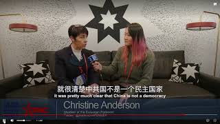 #CPAC  德国政治家，自2019年起担任欧洲议会议员的Christine Anderson：三年前西方的民主国家就很清楚，中国不是一个民主国家，它实际上是一个极权主义政权，它践踏自己的人民